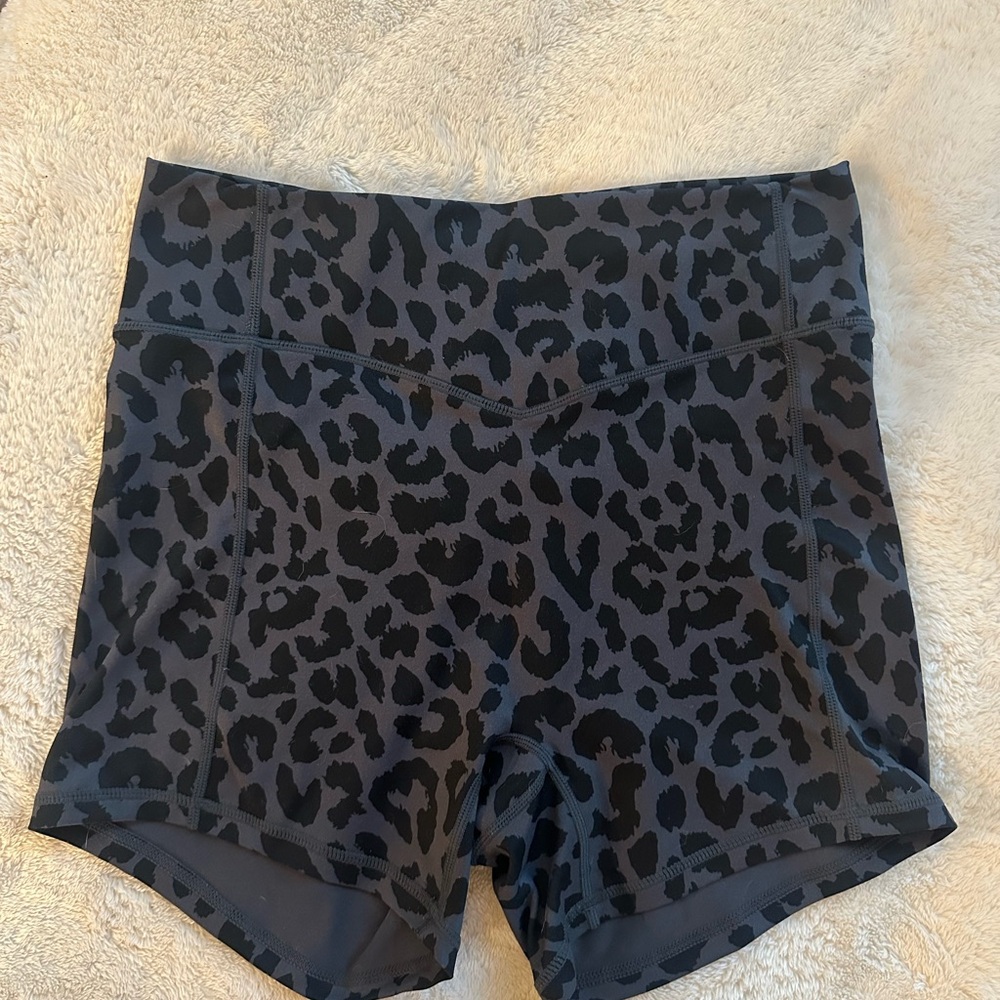 Vitality Cloud Leopard Print Shorts